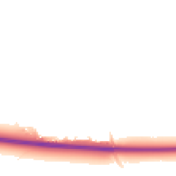 Night-time road noise heatmap for HU15 2HP