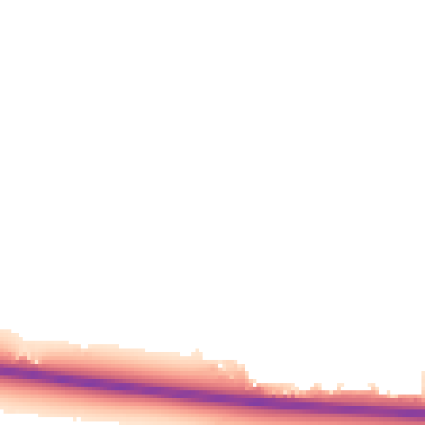 Night-time road noise heatmap for HU15 2JD