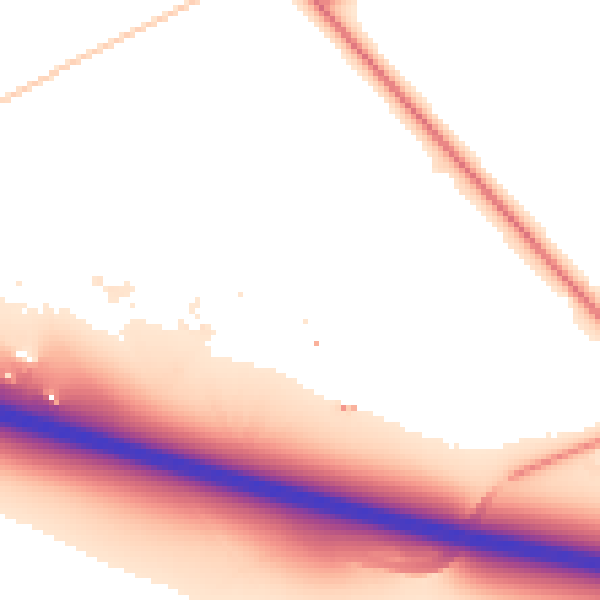 Daytime road noise heatmap for HU15 2JH