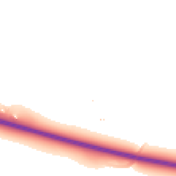 Night-time road noise heatmap for HU15 2JH