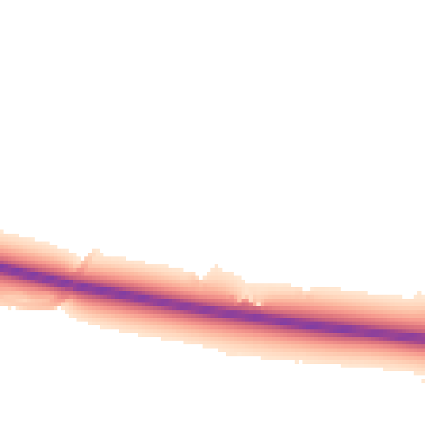 Night-time road noise heatmap for HU15 2JW