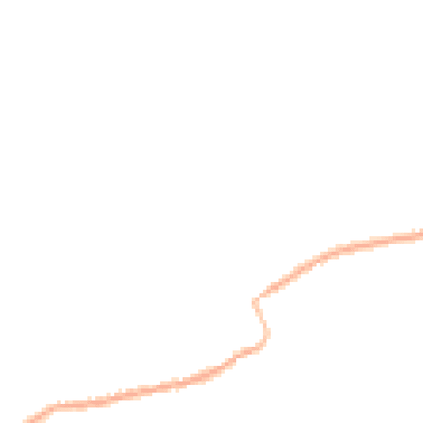 Night-time road noise heatmap for HU15 2LT