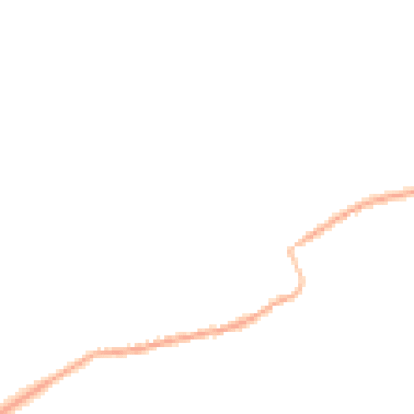 Night-time road noise heatmap for HU15 2NF