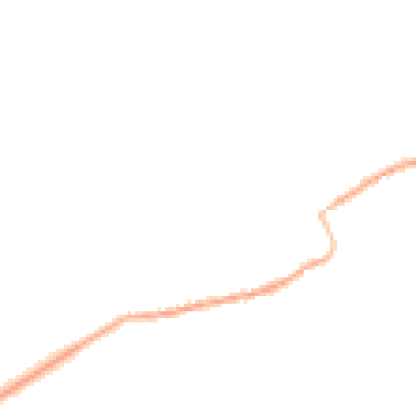 Night-time road noise heatmap for HU15 2NX