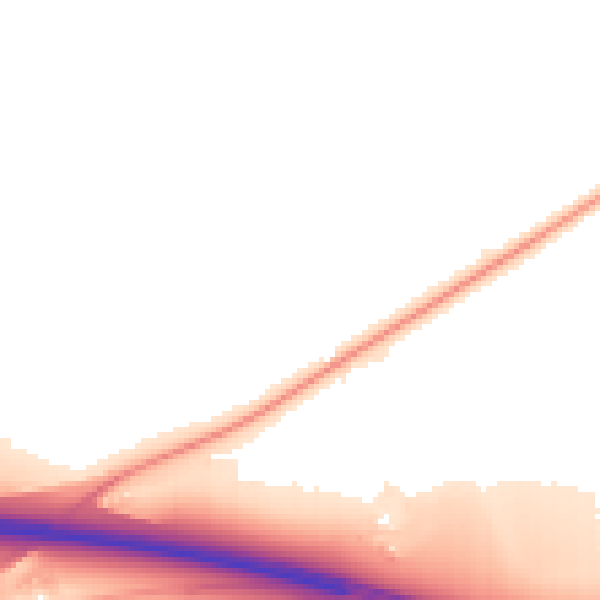 Night-time road noise heatmap for HU15 2PF