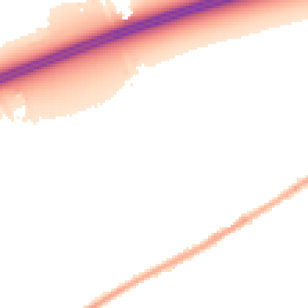 Night-time road noise heatmap for HU15 2RN
