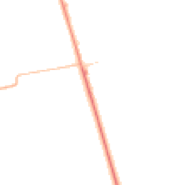 Daytime road noise heatmap for HU15 2TB