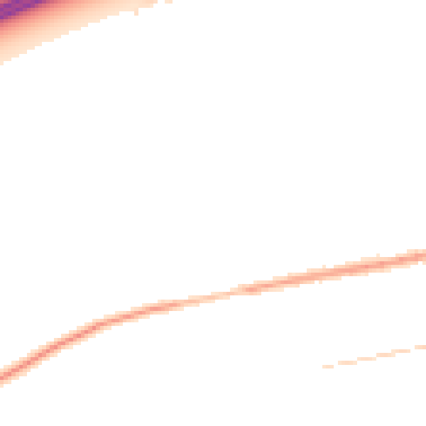 Night-time road noise heatmap for HU15 2WG