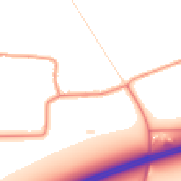 Daytime road noise heatmap for HU15 2XW