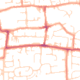 Daytime road noise heatmap for HU16 4AE