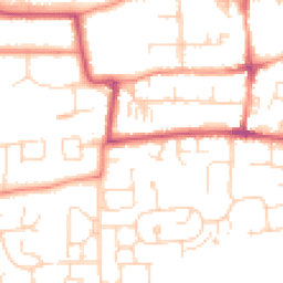 Daytime road noise heatmap for HU16 4AP