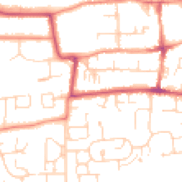 Daytime road noise heatmap for HU16 4AT
