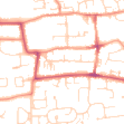 Daytime road noise heatmap for HU16 4AU
