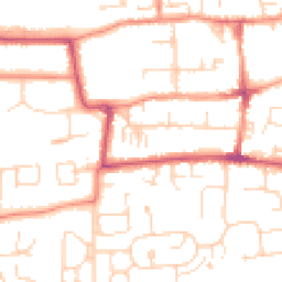 Daytime road noise heatmap for HU16 4AY