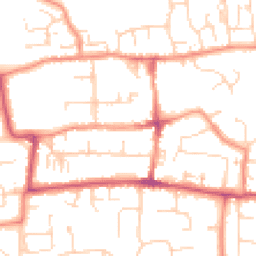 Daytime road noise heatmap for HU16 4BB