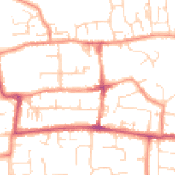 Daytime road noise heatmap for HU16 4BD