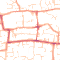 Daytime road noise heatmap for HU16 4BE