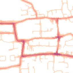 Daytime road noise heatmap for HU16 4BL
