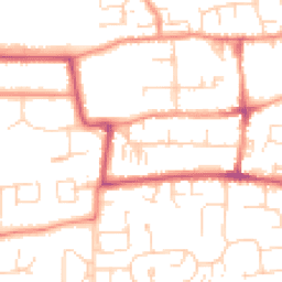 Daytime road noise heatmap for HU16 4BP