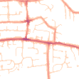Daytime road noise heatmap for HU16 4DT