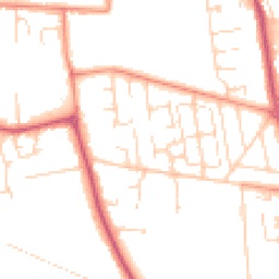 Daytime road noise heatmap for HU16 4PD