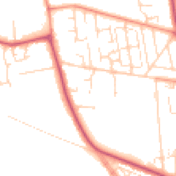 Daytime road noise heatmap for HU16 4PF