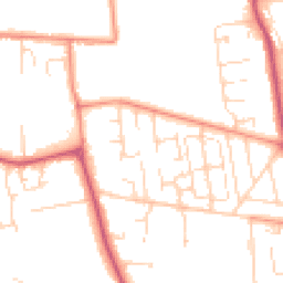 Daytime road noise heatmap for HU16 4QQ