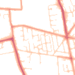 Daytime road noise heatmap for HU16 4QR