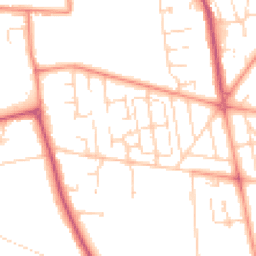 Daytime road noise heatmap for HU16 4QW