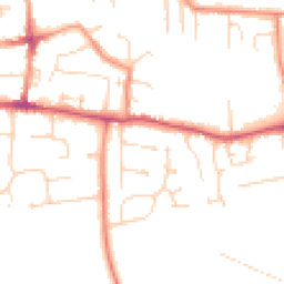 Daytime road noise heatmap for HU16 4RL