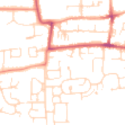 Daytime road noise heatmap for HU16 5DJ