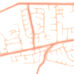 Daytime road noise heatmap for HU16 5LD