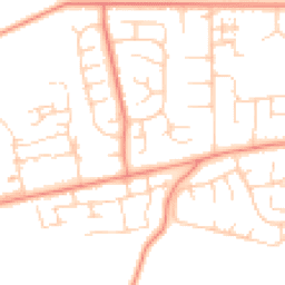 Daytime road noise heatmap for HU16 5LE