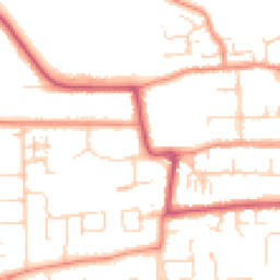 Daytime road noise heatmap for HU16 5PL