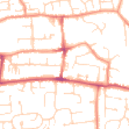 Daytime road noise heatmap for HU16 5QE