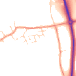 Daytime road noise heatmap for HU16 5UA