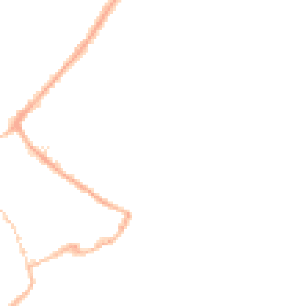 Night-time road noise heatmap for HU17 0AH