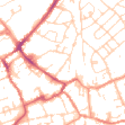 Daytime road noise heatmap for HU17 0AJ