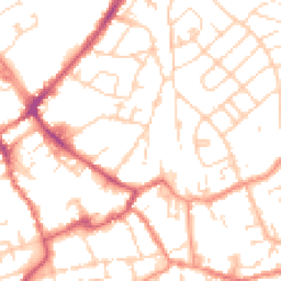 Daytime road noise heatmap for HU17 0AL
