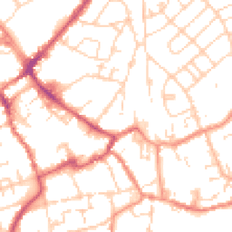 Daytime road noise heatmap for HU17 0AN