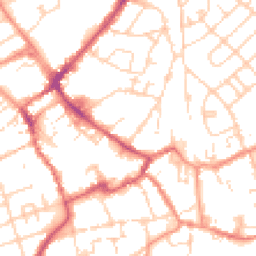 Daytime road noise heatmap for HU17 0AQ