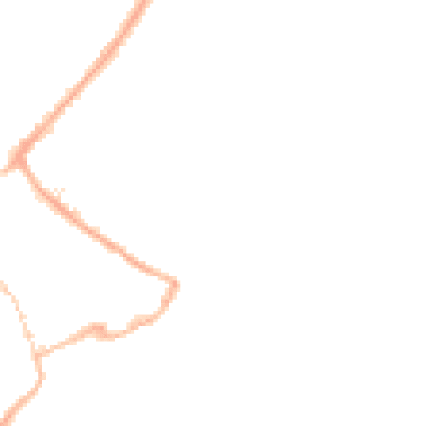 Night-time road noise heatmap for HU17 0AU