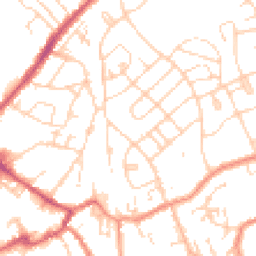 Daytime road noise heatmap for HU17 0AW