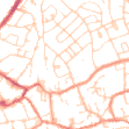 Daytime road noise heatmap for HU17 0AZ