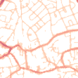 Daytime road noise heatmap for HU17 0BB