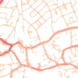 Daytime road noise heatmap for HU17 0BD