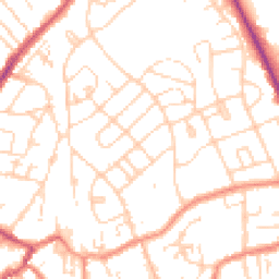 Daytime road noise heatmap for HU17 0BH