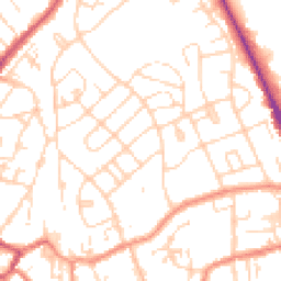 Daytime road noise heatmap for HU17 0BJ