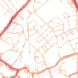 Daytime road noise heatmap for HU17 0BL
