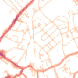 Daytime road noise heatmap for HU17 0BN